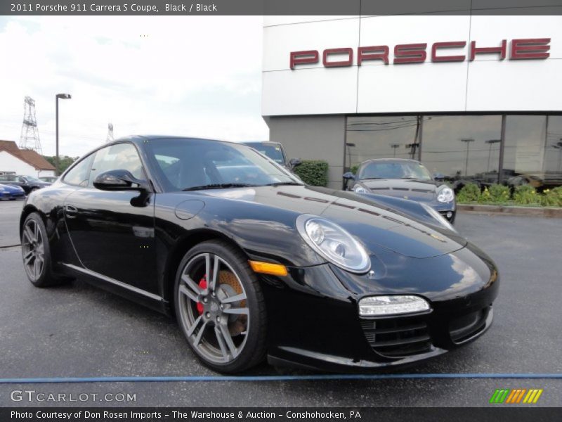 Black / Black 2011 Porsche 911 Carrera S Coupe