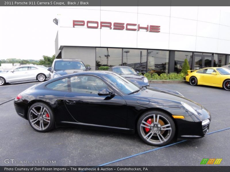 Black / Black 2011 Porsche 911 Carrera S Coupe