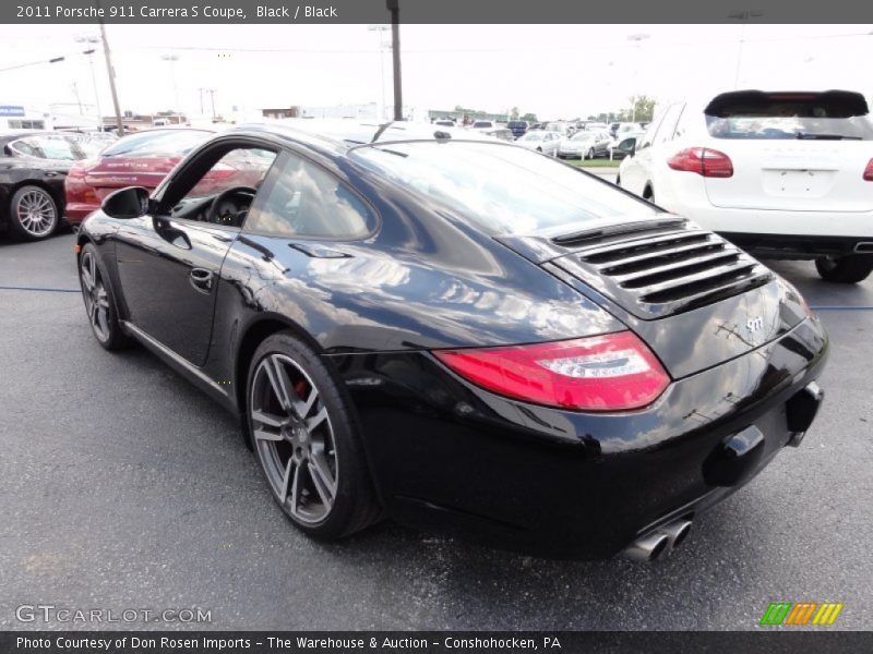 Black / Black 2011 Porsche 911 Carrera S Coupe