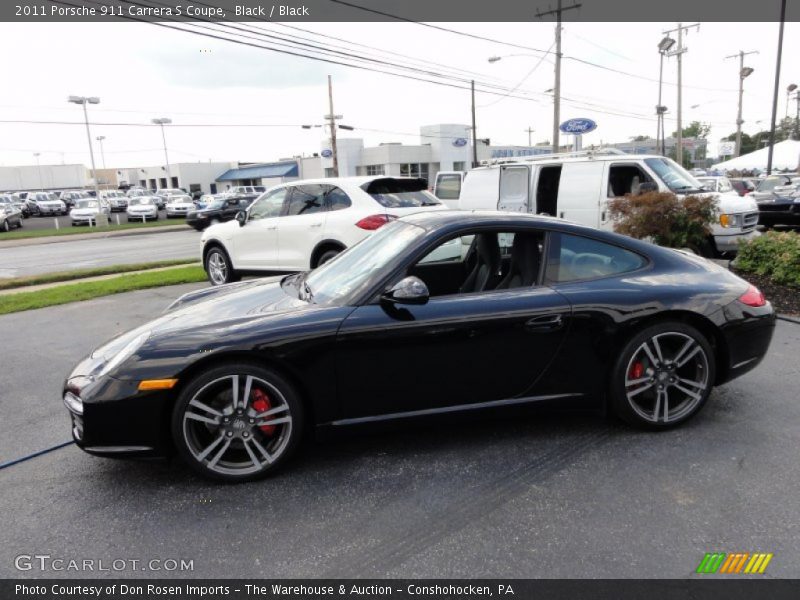 Black / Black 2011 Porsche 911 Carrera S Coupe