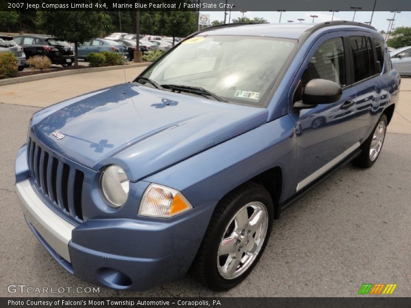 Marine Blue Pearlcoat / Pastel Slate Gray 2007 Jeep Compass Limited 4x4