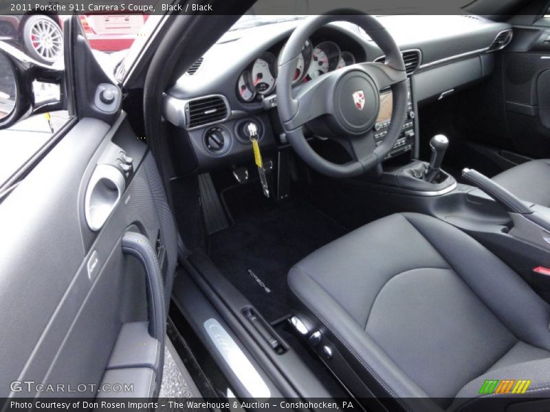 Black / Black 2011 Porsche 911 Carrera S Coupe