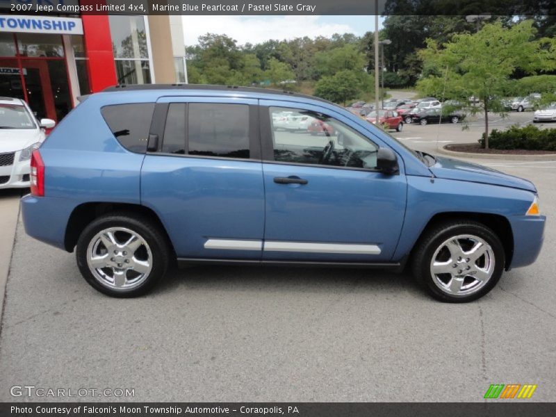 Marine Blue Pearlcoat / Pastel Slate Gray 2007 Jeep Compass Limited 4x4