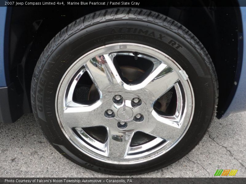 Marine Blue Pearlcoat / Pastel Slate Gray 2007 Jeep Compass Limited 4x4