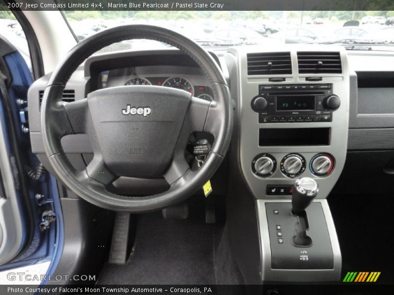 Marine Blue Pearlcoat / Pastel Slate Gray 2007 Jeep Compass Limited 4x4