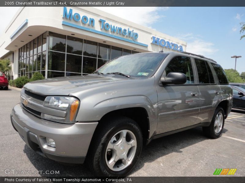 Graystone Metallic / Light Gray 2005 Chevrolet TrailBlazer LT 4x4