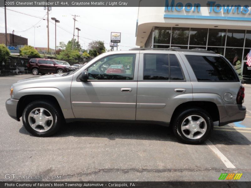 Graystone Metallic / Light Gray 2005 Chevrolet TrailBlazer LT 4x4
