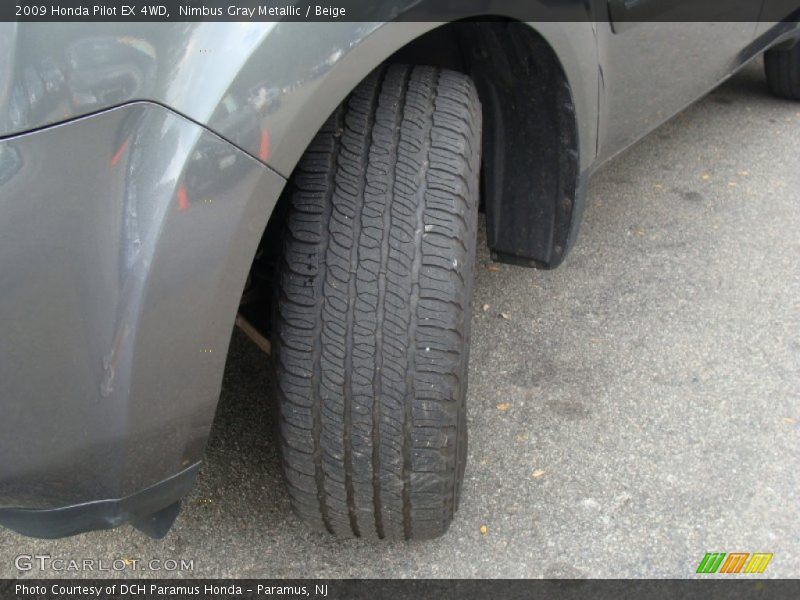 Nimbus Gray Metallic / Beige 2009 Honda Pilot EX 4WD
