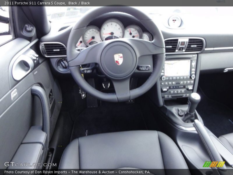 Black / Black 2011 Porsche 911 Carrera S Coupe