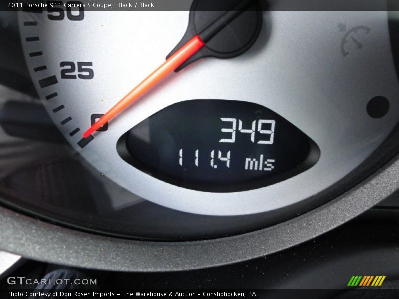 Black / Black 2011 Porsche 911 Carrera S Coupe