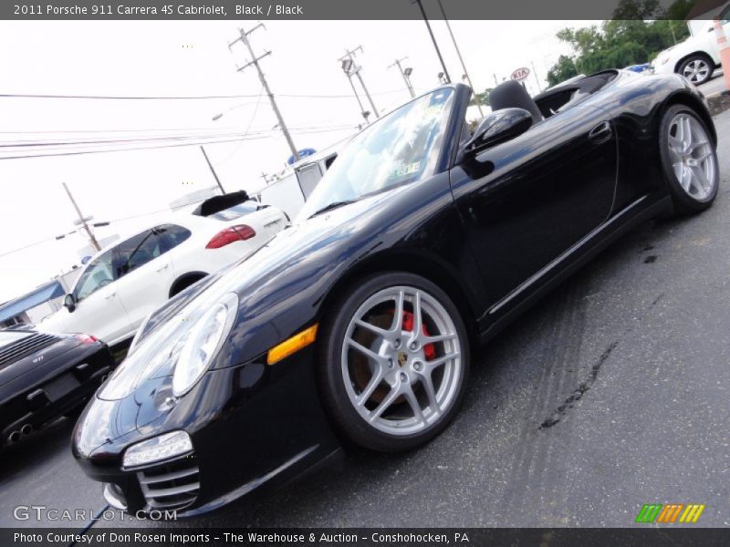  2011 911 Carrera 4S Cabriolet Black