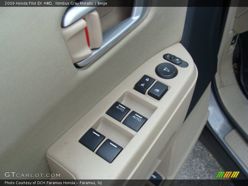 Nimbus Gray Metallic / Beige 2009 Honda Pilot EX 4WD