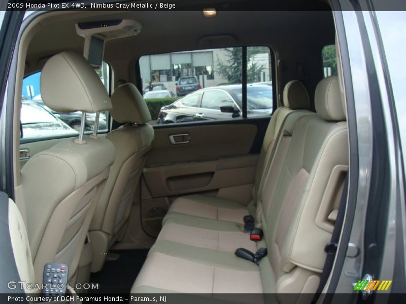 Nimbus Gray Metallic / Beige 2009 Honda Pilot EX 4WD