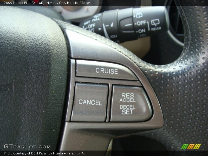 Nimbus Gray Metallic / Beige 2009 Honda Pilot EX 4WD