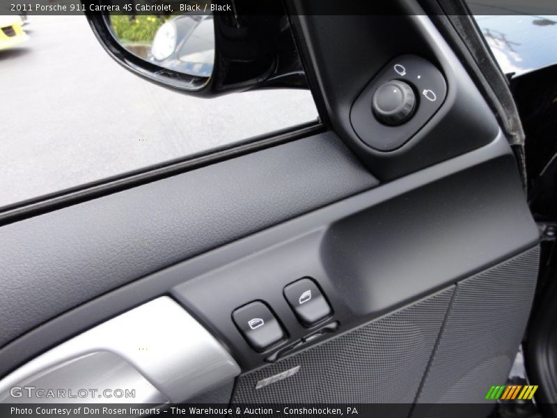 Black / Black 2011 Porsche 911 Carrera 4S Cabriolet