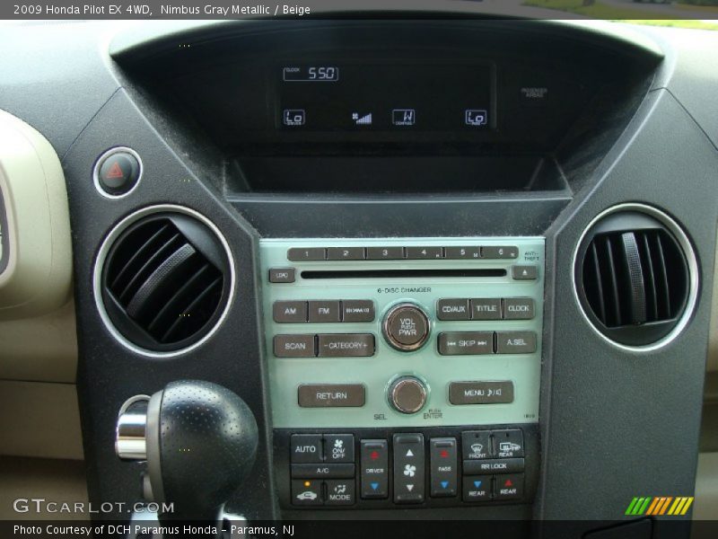 Nimbus Gray Metallic / Beige 2009 Honda Pilot EX 4WD