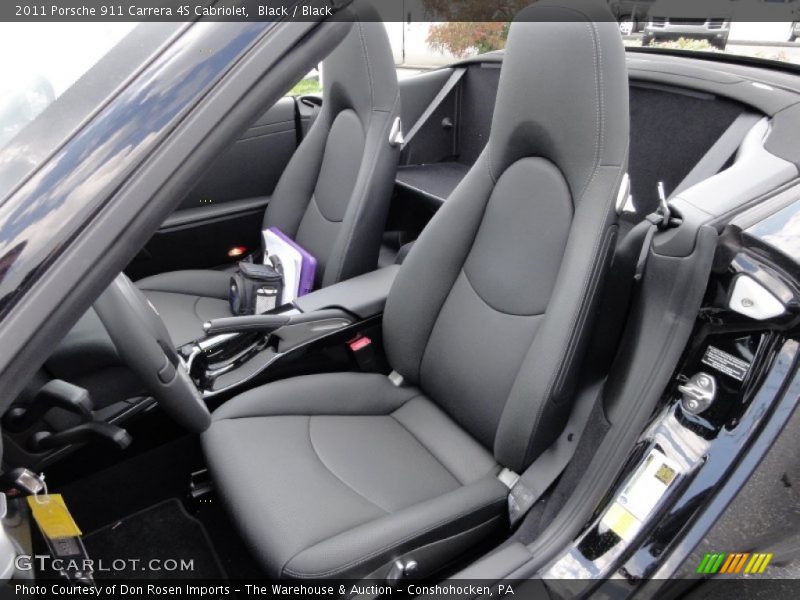  2011 911 Carrera 4S Cabriolet Black Interior