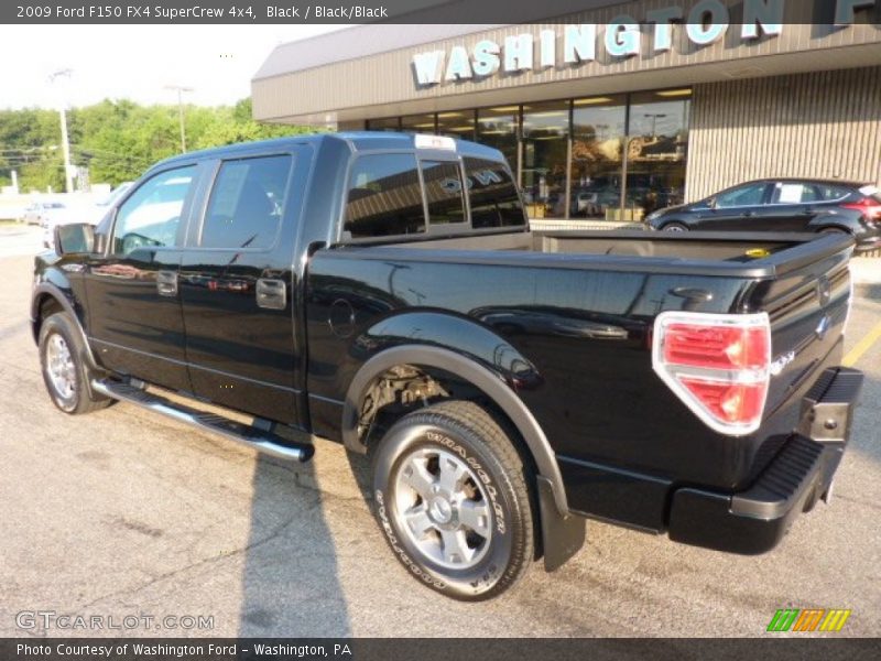 Black / Black/Black 2009 Ford F150 FX4 SuperCrew 4x4