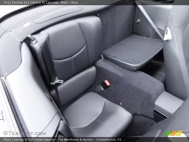  2011 911 Carrera 4S Cabriolet Black Interior