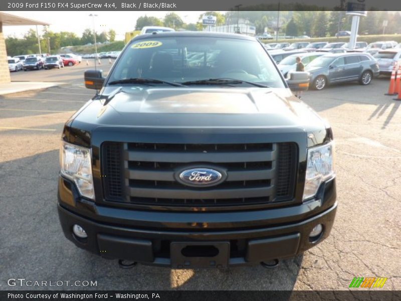 Black / Black/Black 2009 Ford F150 FX4 SuperCrew 4x4