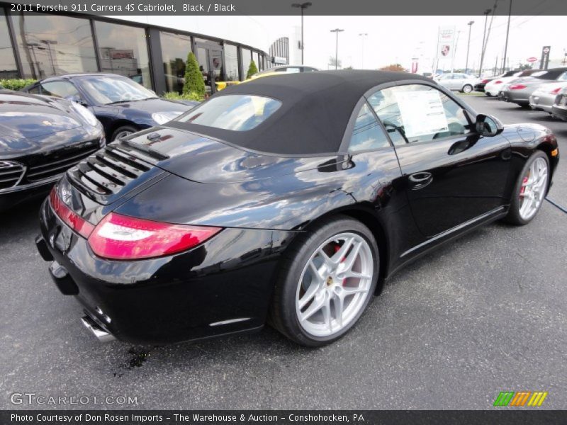  2011 911 Carrera 4S Cabriolet Black
