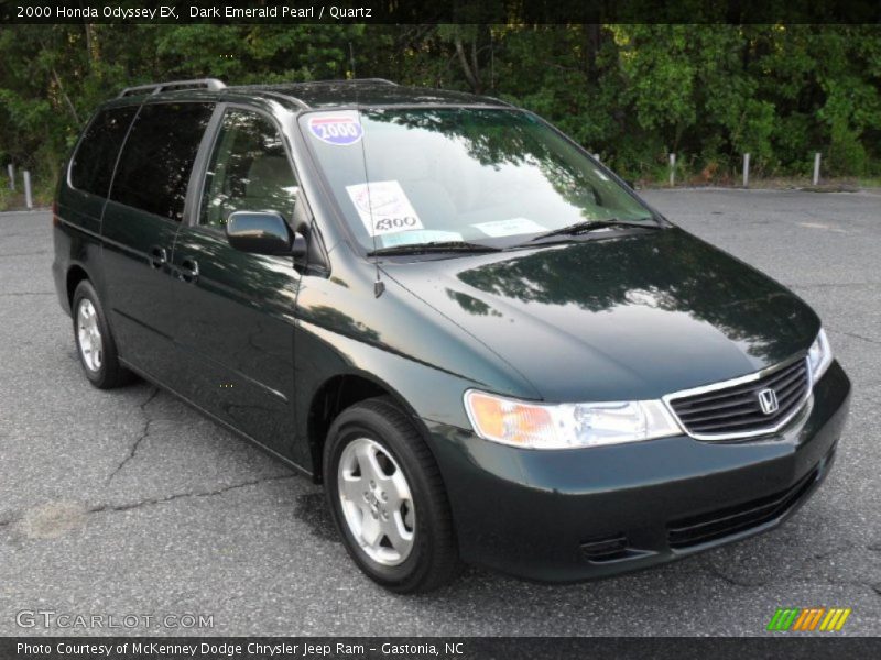 Dark Emerald Pearl / Quartz 2000 Honda Odyssey EX
