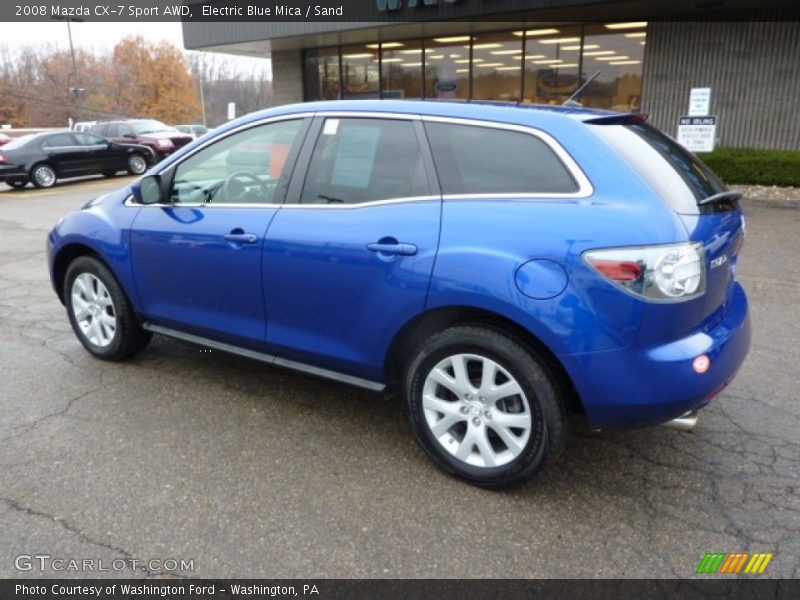 Electric Blue Mica / Sand 2008 Mazda CX-7 Sport AWD