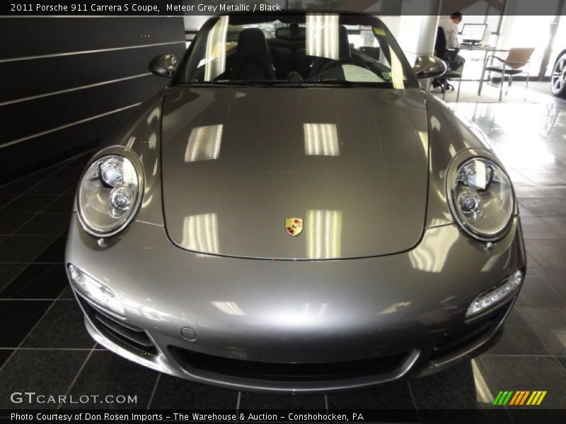 Meteor Grey Metallic / Black 2011 Porsche 911 Carrera S Coupe