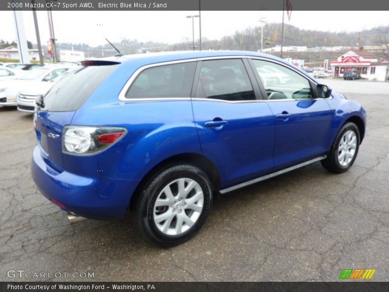 Electric Blue Mica / Sand 2008 Mazda CX-7 Sport AWD