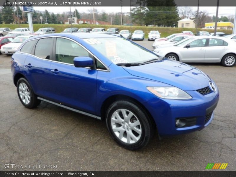 Electric Blue Mica / Sand 2008 Mazda CX-7 Sport AWD