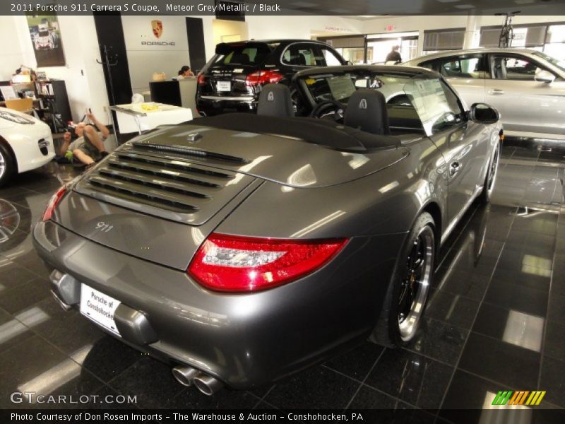 Meteor Grey Metallic / Black 2011 Porsche 911 Carrera S Coupe