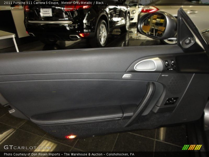 Meteor Grey Metallic / Black 2011 Porsche 911 Carrera S Coupe