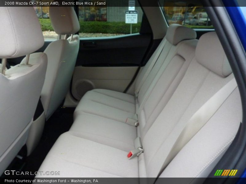 Electric Blue Mica / Sand 2008 Mazda CX-7 Sport AWD