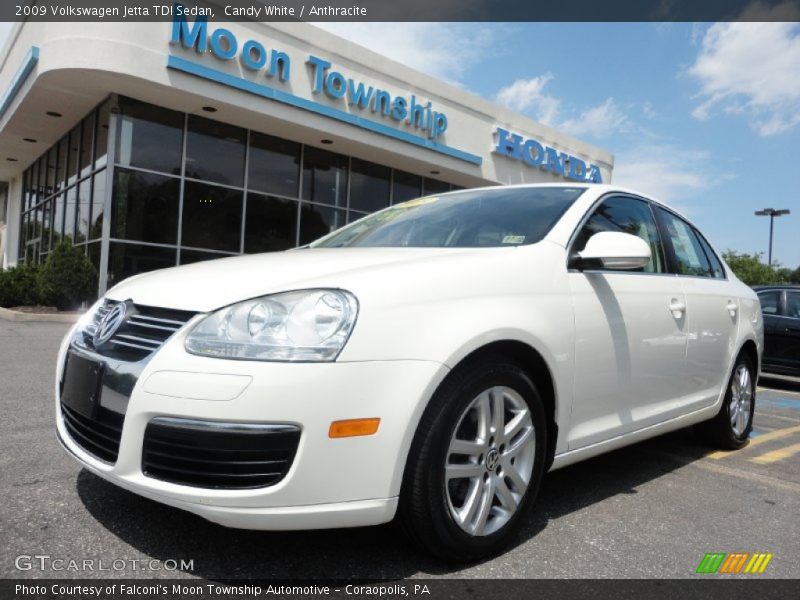 Candy White / Anthracite 2009 Volkswagen Jetta TDI Sedan