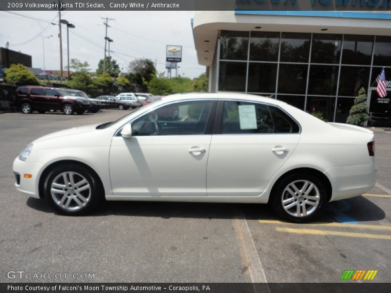 Candy White / Anthracite 2009 Volkswagen Jetta TDI Sedan