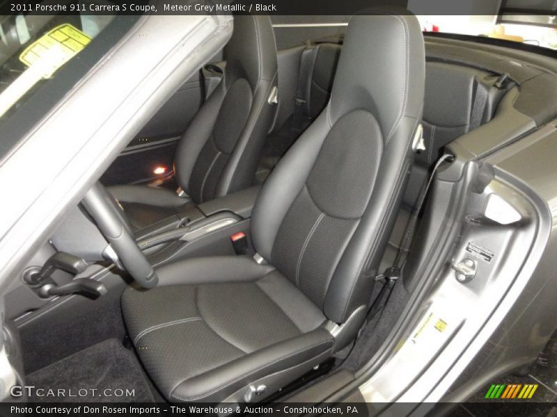 Meteor Grey Metallic / Black 2011 Porsche 911 Carrera S Coupe