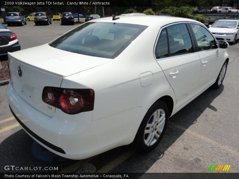 Candy White / Anthracite 2009 Volkswagen Jetta TDI Sedan