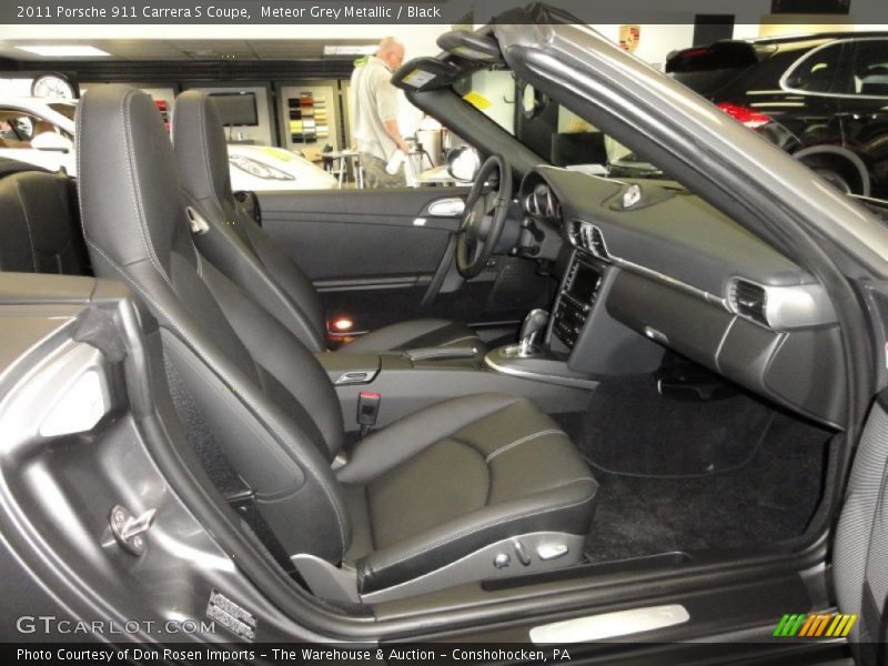 Meteor Grey Metallic / Black 2011 Porsche 911 Carrera S Coupe