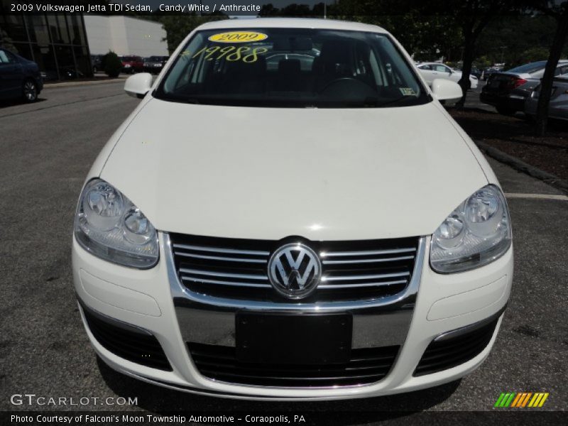 Candy White / Anthracite 2009 Volkswagen Jetta TDI Sedan