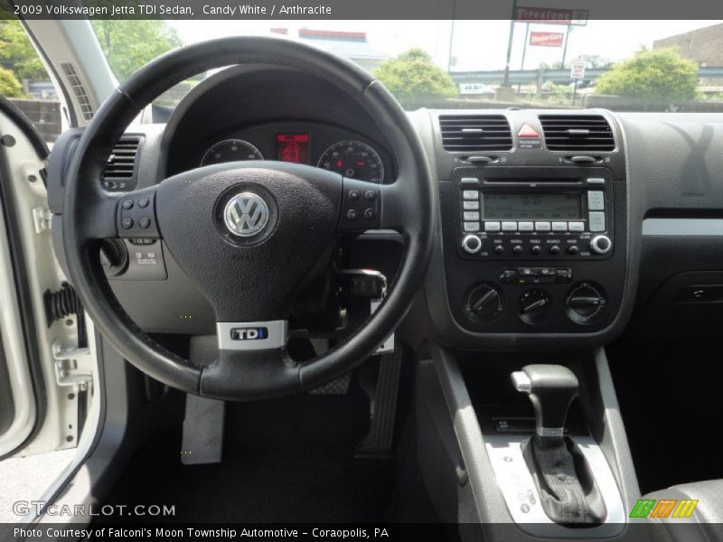 Candy White / Anthracite 2009 Volkswagen Jetta TDI Sedan