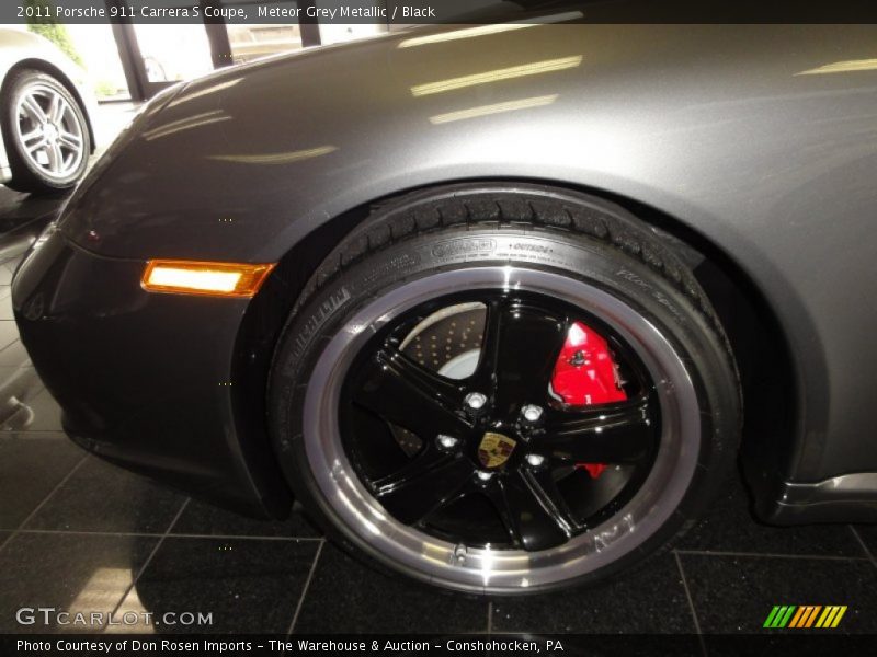 Meteor Grey Metallic / Black 2011 Porsche 911 Carrera S Coupe