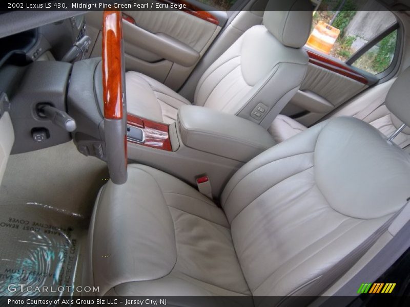 Midnight Pine Green Pearl / Ecru Beige 2002 Lexus LS 430