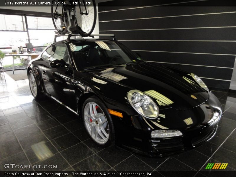 Black / Black 2012 Porsche 911 Carrera S Coupe