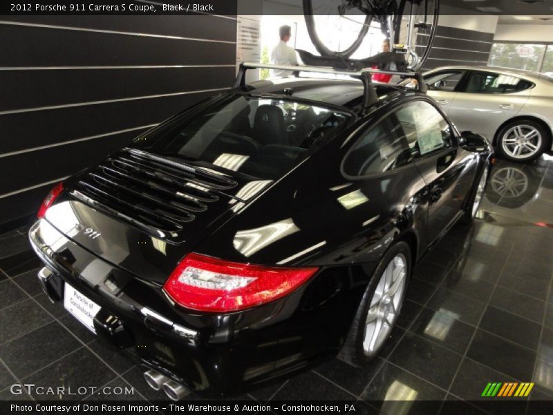 Black / Black 2012 Porsche 911 Carrera S Coupe