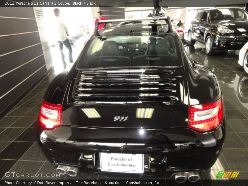 Black / Black 2012 Porsche 911 Carrera S Coupe