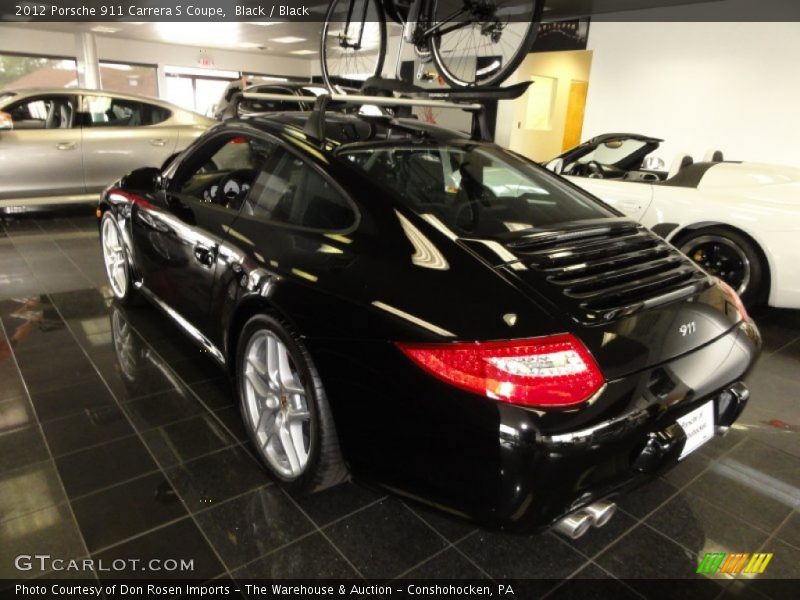 Black / Black 2012 Porsche 911 Carrera S Coupe