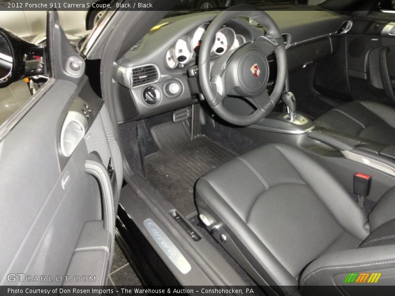 Black / Black 2012 Porsche 911 Carrera S Coupe