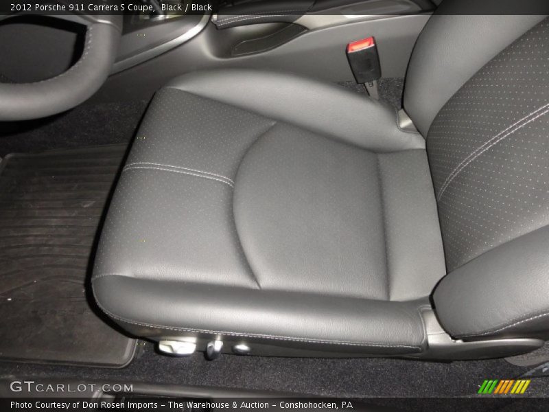 Black / Black 2012 Porsche 911 Carrera S Coupe