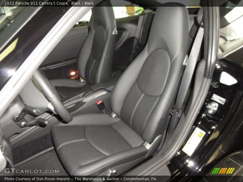  2012 911 Carrera S Coupe Black Interior