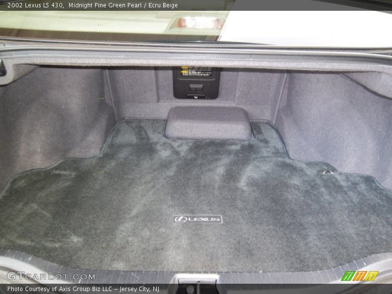Midnight Pine Green Pearl / Ecru Beige 2002 Lexus LS 430